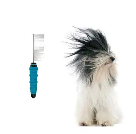 PPTP704630 PUREPET Dog Dematting Comb Ergonomic Pin Slip Coat