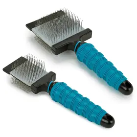 PPZA9253 PUREPET Ergonomic Double Flexible Slicker Brushes