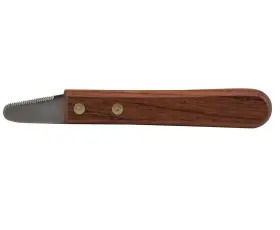 TM31230 PUREPET Dog Cat Pro Coat Stripping Knives Rosewood