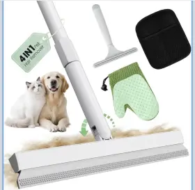 PS006AW PWBSLAI Carpet Rake Pet Hair Removal Tool Remover Kit