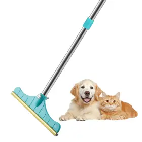 PHR01GR QANGBOON Carpet Rake Pet Hair Removal Handle Tool