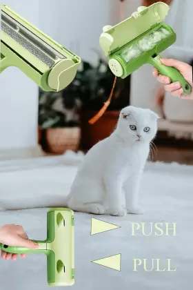 734814427080 QCXMM Cat Brush Cleaning Slicker Haired Dogs #2