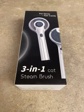 X004NNKN43 QERILO Steam Brush Cleaning Cat Dog Pet Tool Hair