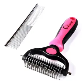 206866918146 QHAPAQ Pet Brush Comb Double Hair Undercoat #2