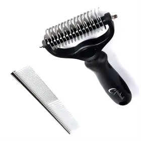 206866943100 QHAPAQ Cat Hair Removal Brush Dog Tool Pet