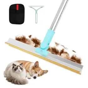 22436628 QIRVATEN Carpet Rake Pet Hair Removal Handle