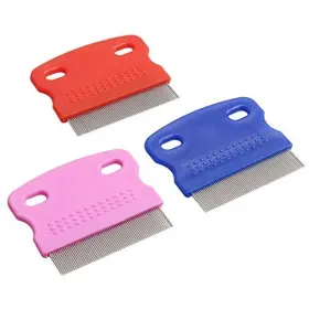 768564499776 QTIANA Handle Flea Remover Combs Hair Dogs Cats