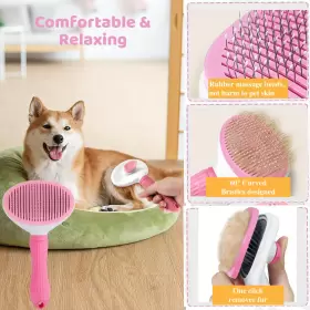 445047663666 QUBCCUM Cat Dog Brush Pet Cleaning Shedding Kit #2