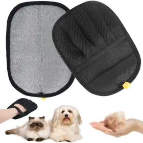 Qianwei-cmst QWYXZZ Pet Hair Remover Gloves Dogs Cats Sta