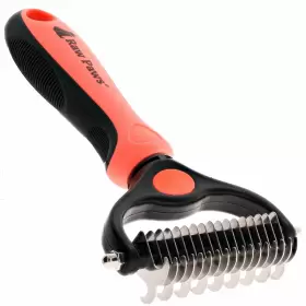 850006873753 RAW PAWS Undercoat Rake Dematting Tool Dogs Cats