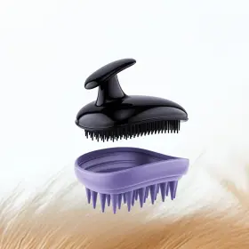 717373497091 REBEX Dog Shampoo Bath Brush Pet