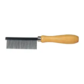467000 REDECKER Steel Comb Varnished Wooden Handle