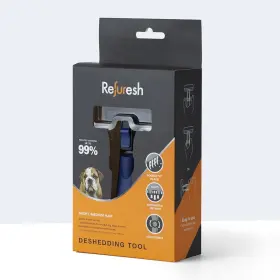 358540000143 REFURESH Deshedding Brush Hair Dogs Cats Pets