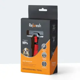 358540000198 REFURESH Gentle Deshedding Brush Pets Hair