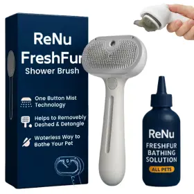 240584985235 RENU FRESHFUR Dog Brush Shower Bathing Solution