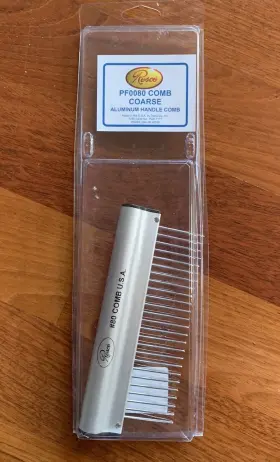 PF0080 RESCO PET PRODUCTS Ergonomic Course Comb Ideal Dog Cat