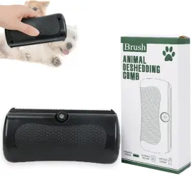 674519507208 RHYKIN Brush Pets Dog Deshedding Shedding Gro