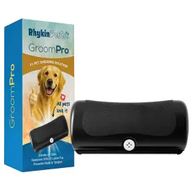 Rhykin Pet Co. 445048492487 Groompro Dog Deshedding Brush Undercoat Grooming Tool Comb Inch Premium