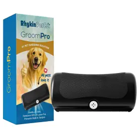 Rhykin Pet Co. 860015806703 Groompro Dog Deshedding Brush Undercoat Removal Tool For Dogs Redu