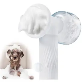 712004457024 RICANK Dog Bath Brush Automatic Foaming Shampoo