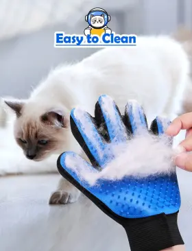 791126477363 RIFNEEIM Cat Glove Brush Pet Deshedding Cleaning #3
