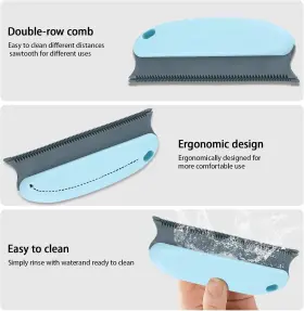 WJT-02 ROAKFONK Pet Hair Remover Tool Pack Dog Cat Lint Rug #3