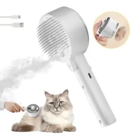 739106201393 ROLEMON Cloud Care Cat Brush Steam Shedding Comb