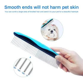 671891697015 ROPO Dog Comb Pet Cat Removing Matted Fur Proper #2