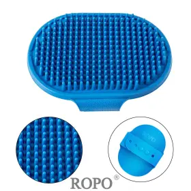 712450141398 ROPO Dog Brush Pet Shampoo Bath Massage Rubber #2