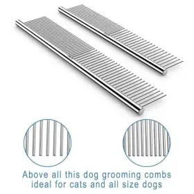 712450856971 ROPO Cwxzstm Pet Steel Dog Cat Comb Tool Matted #2