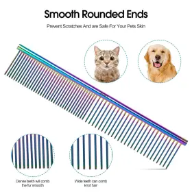 720455393990 ROPO Dog Comb Removing Matted Fur Pet Dematting #3