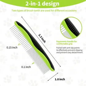 794969248947 ROPO Dog Brush Comb Undercoat Rake #3