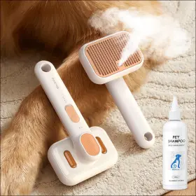 SJ01 RORHXIA Steam Dog Brush Shedding Skin Cleaning Shampoo