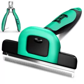 726084178083 N RUFFUS Ruff Ftn Deshedding Brush Dogs Cats Up