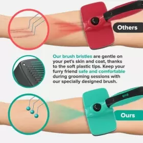 815826020565 N RUFFUS Ruff Cleaning Slicker Brush Pain Gently #3