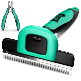 815826020961 N RUFFUS Ruff Ftn Deshedding Brush Dogs Cats Up