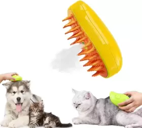 PET-BRUSHES-03 RUOPAN Cleaning Cat Steamer Brush Removes Hair