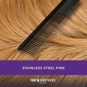 638412313045 RYANS PET SUPPLIES Paw Brothers Comb Dogs Tool #3