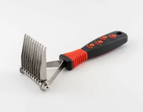 638412317104 RYANS PET SUPPLIES Paw Brothers Dematting Tool #2