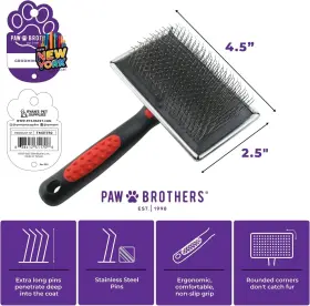 TM31120 RYANS PET SUPPLIES Paw Brothers Slicker Brush Handle #3