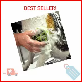 770013 SAFARI PET PRODUCTS Coastal Grip Curry Brush Dog Bath #2