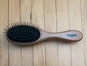 W6151 SAFARI Pin Bristle Dog Brush Wooden