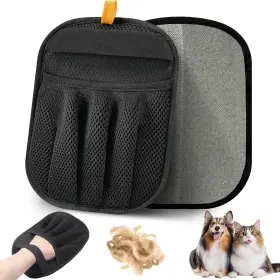 744110064124 SALHAP Pet Hair Removal Glove Cats Dogs Newly