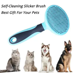 787794948298 SDY IDUSE Cat Brush Dog Tool Removes Loose Unde #3