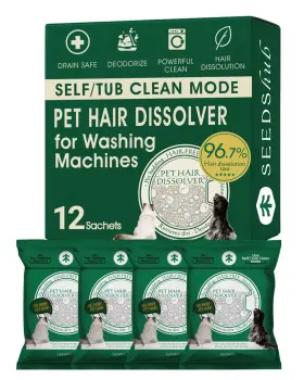SHB-001-NEW-12PK SEEDSHUB Pet Hair Dissolver Washing Remover
