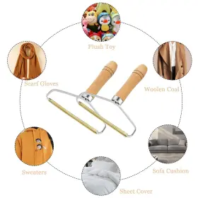 735812267951 SENSHUOMY Pet Hair Remover Dog Fabric Edge Scra #3