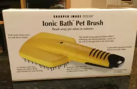 SI588 SHARPER IMAGE Ionic Bath Pet Brush Design Cats Dogs Nos #3