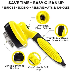 703123233866 SHEDTITAN Slicker Dog Brush Goldendoodles Pet #3