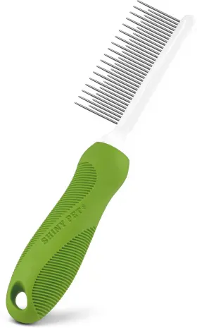 445000439406 SHINY PET Detangling Comb Dogs Cats Detangler
