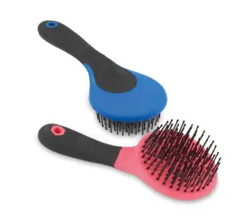 1366-B.BLUE-ONESZ SHIRES Ezi Groom Mane Tail Brush